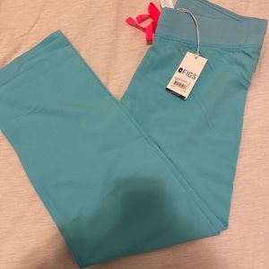 FIGS Livingston Neon Blue Scrub Pants SP